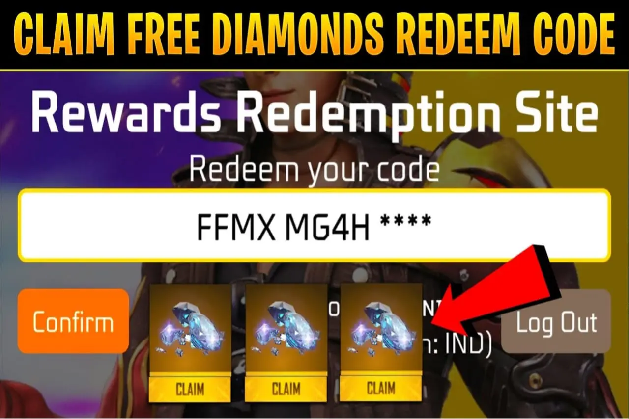 GET FREE FIRE DIAMOND 😯 FREE OF COST.GET REDEEM CODE IN FREE 