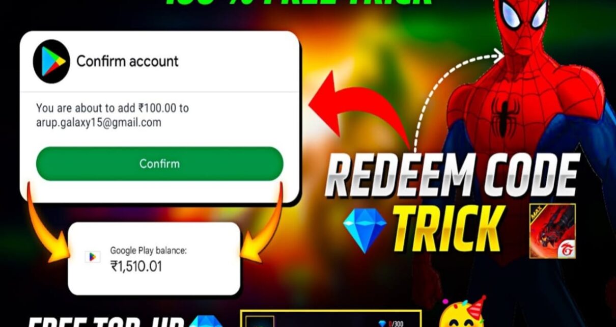 Free Top-Up : Free Fire & BGMI Free Redeem Code-Apply Now, Free Free Free